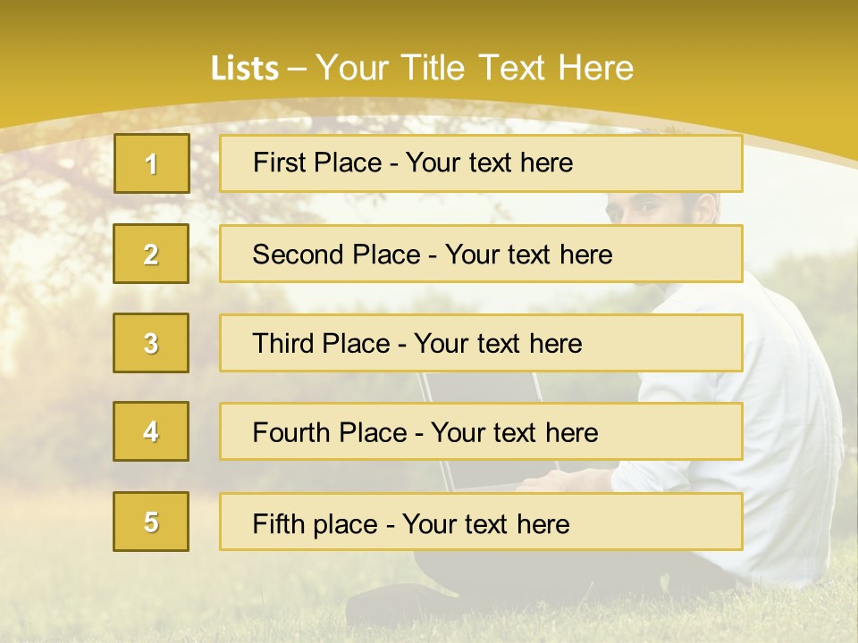 Life Woman Old PowerPoint Template
