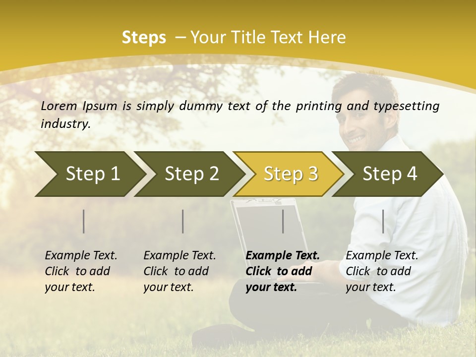 Life Woman Old PowerPoint Template