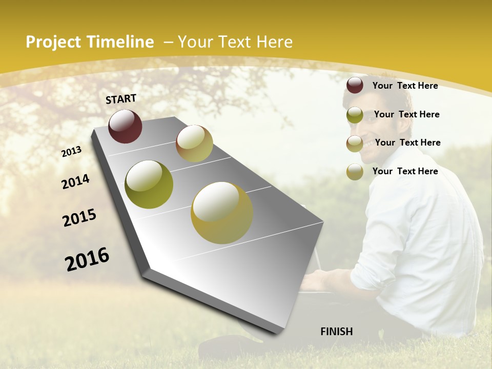 Life Woman Old PowerPoint Template