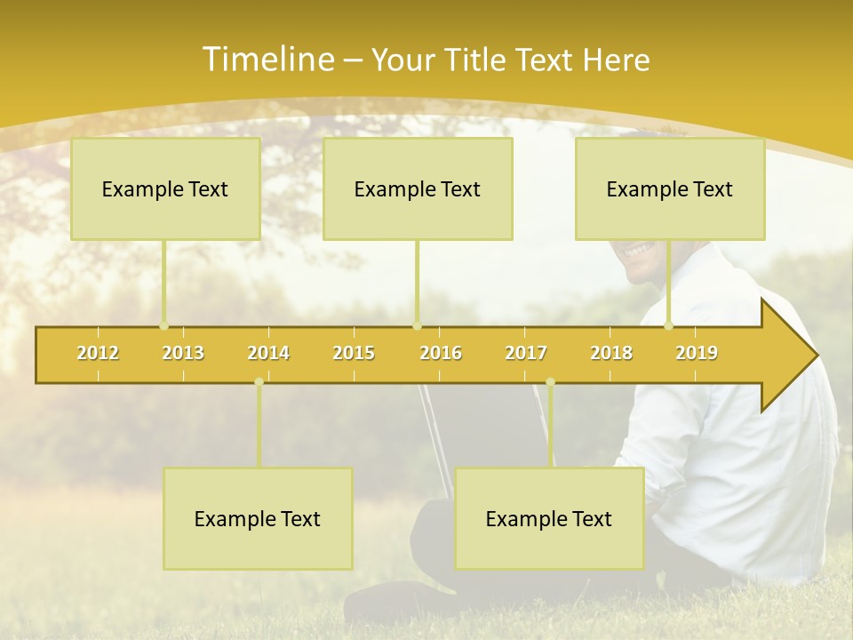 Life Woman Old PowerPoint Template