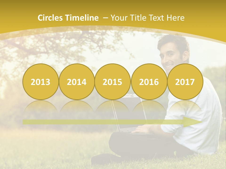 Life Woman Old PowerPoint Template