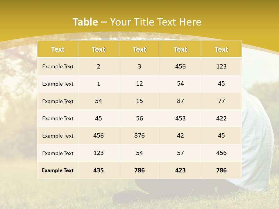 Life Woman Old PowerPoint Template