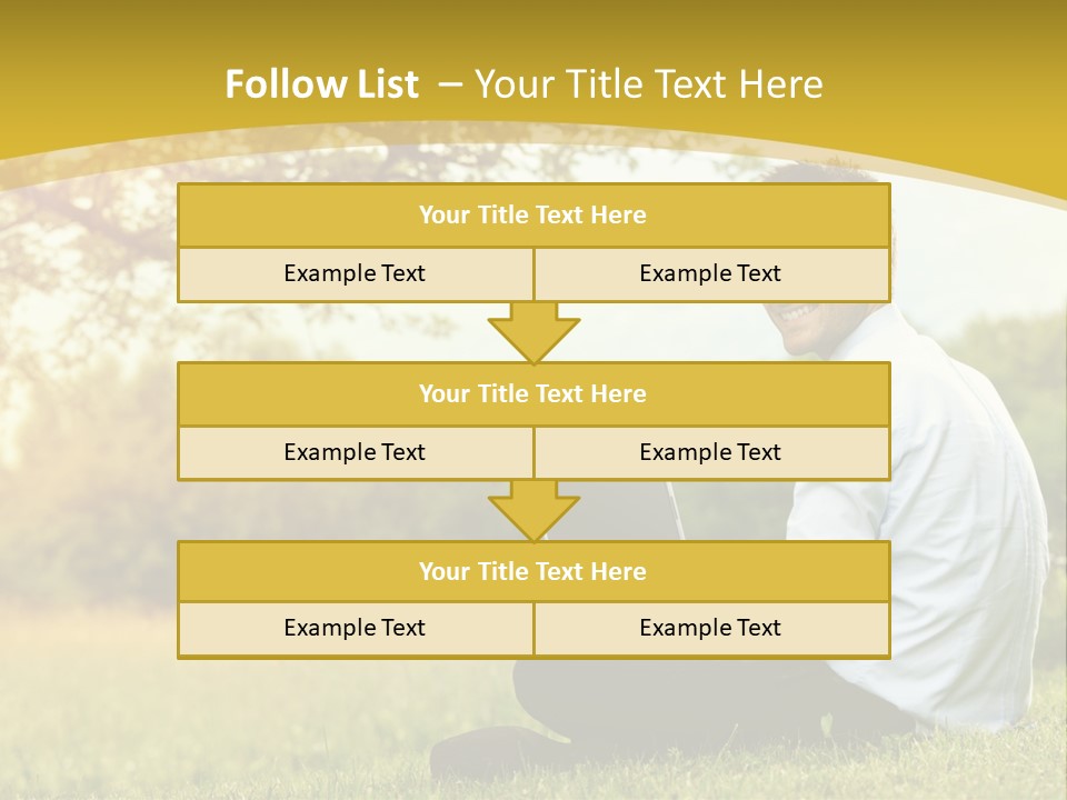 Life Woman Old PowerPoint Template