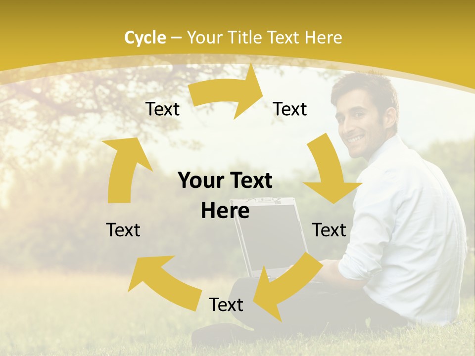 Life Woman Old PowerPoint Template