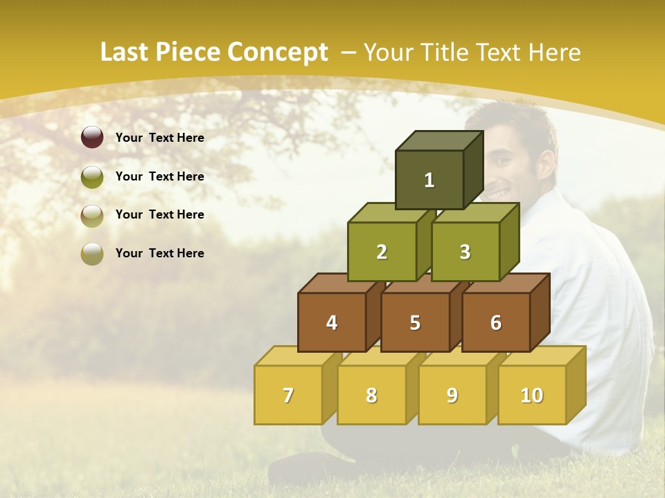 Life Woman Old PowerPoint Template