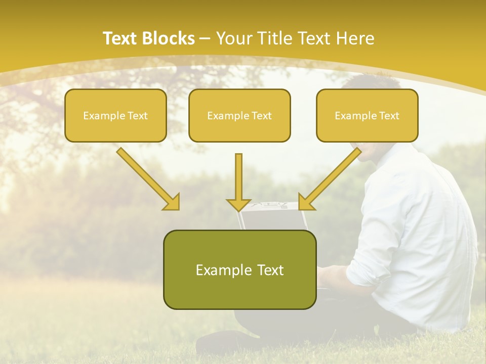 Life Woman Old PowerPoint Template