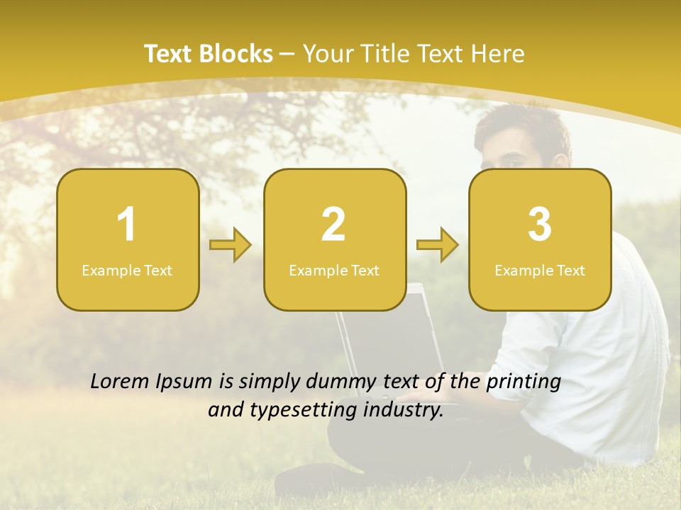 Life Woman Old PowerPoint Template