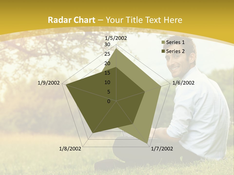 Life Woman Old PowerPoint Template