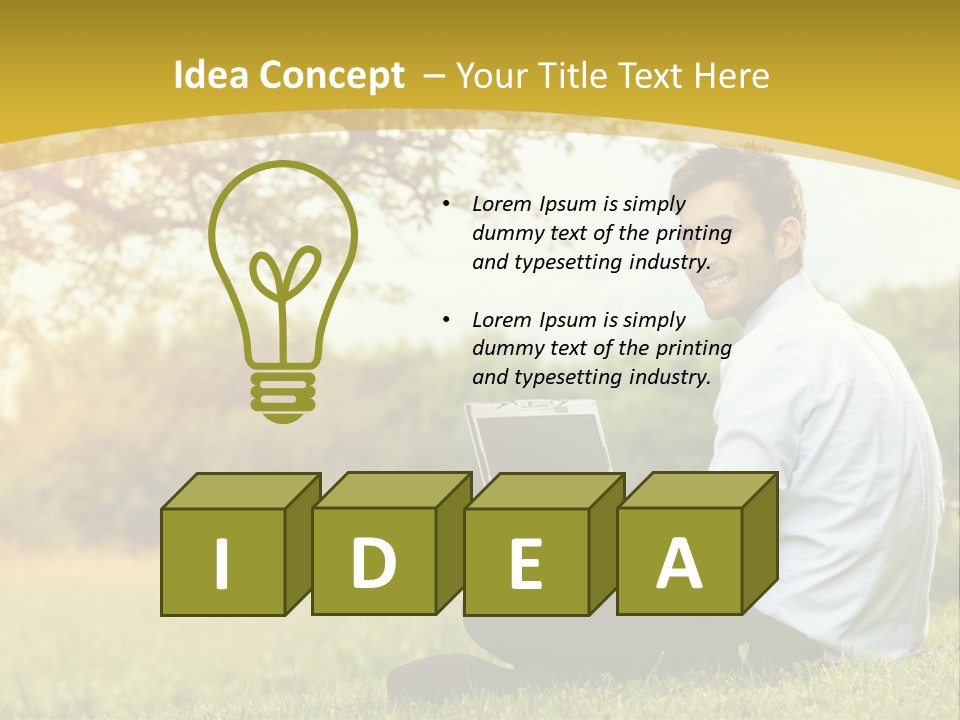 Life Woman Old PowerPoint Template