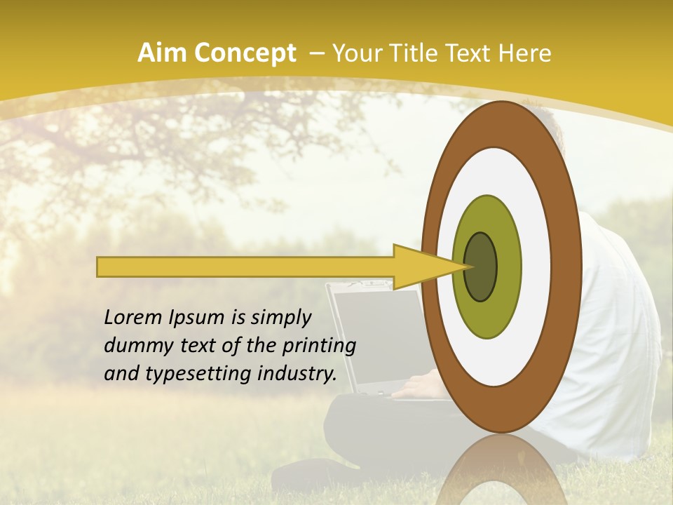 Life Woman Old PowerPoint Template