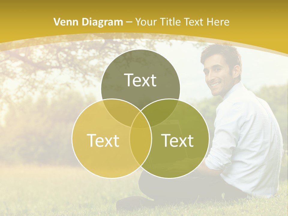 Life Woman Old PowerPoint Template