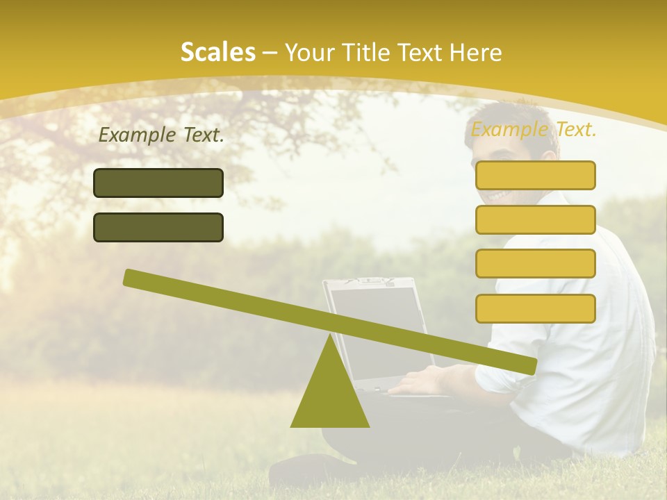 Life Woman Old PowerPoint Template