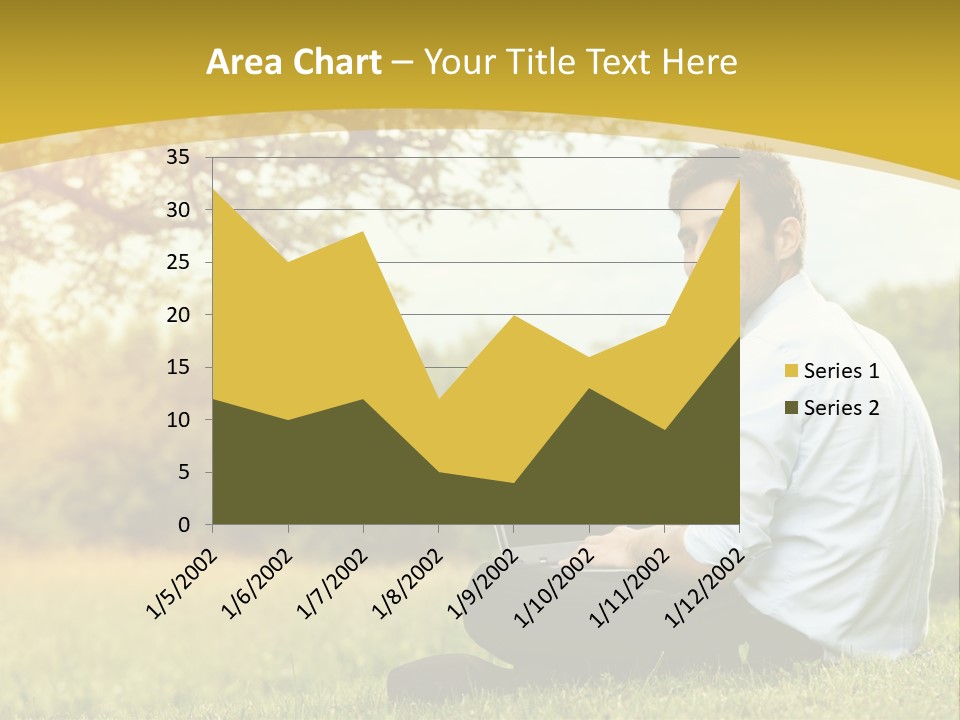 Life Woman Old PowerPoint Template