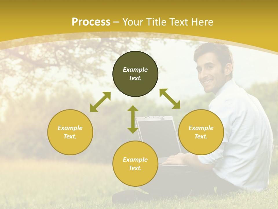 Life Woman Old PowerPoint Template