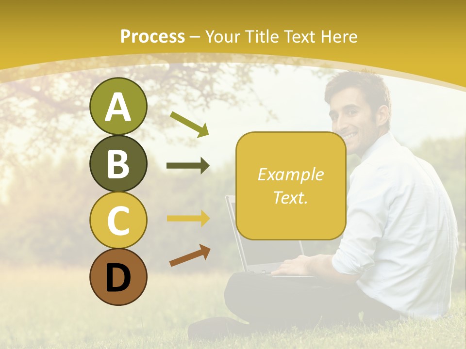 Life Woman Old PowerPoint Template