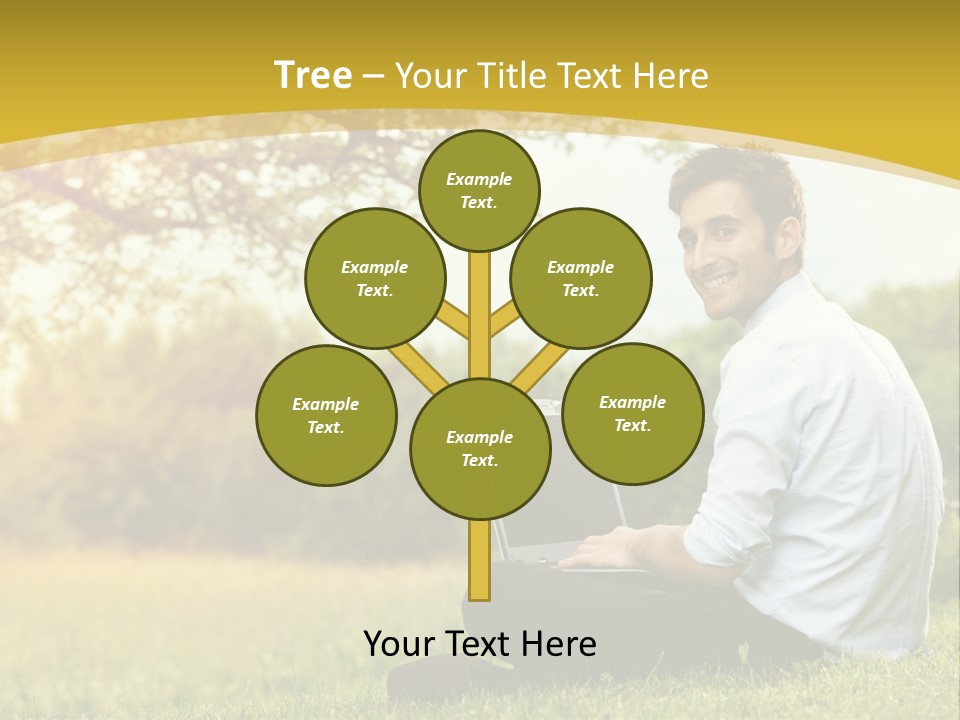 Life Woman Old PowerPoint Template