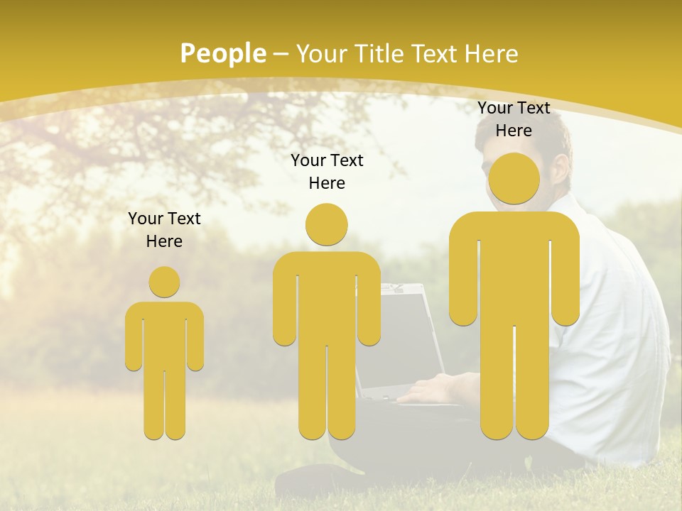 Life Woman Old PowerPoint Template