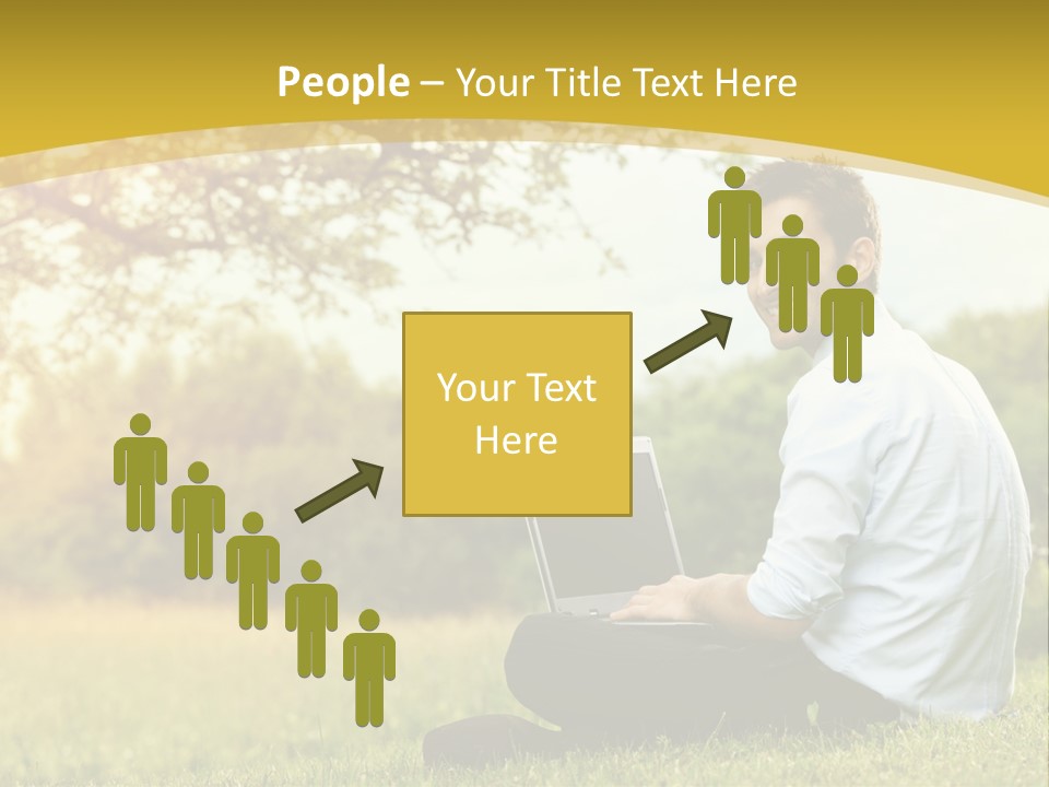 Life Woman Old PowerPoint Template