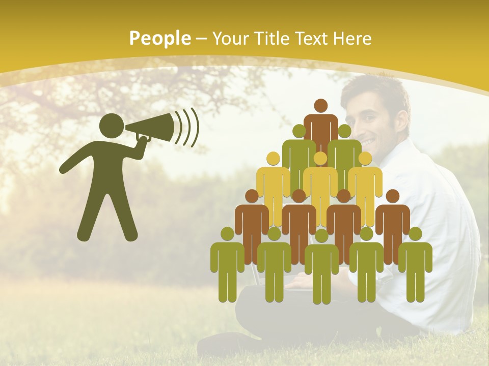 Life Woman Old PowerPoint Template