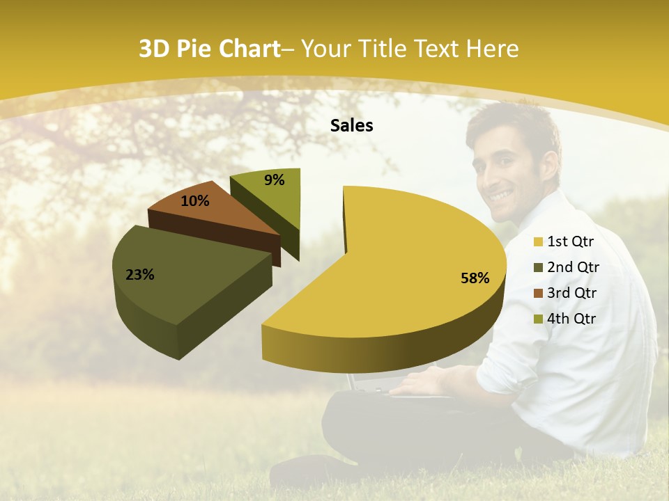 Life Woman Old PowerPoint Template