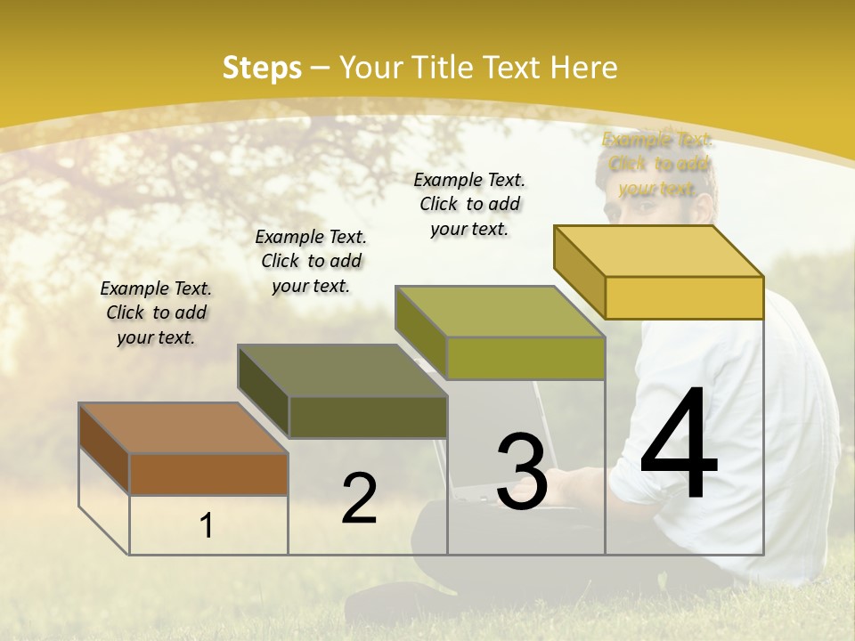 Life Woman Old PowerPoint Template