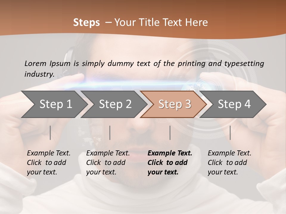 Water Retirement Woman PowerPoint Template