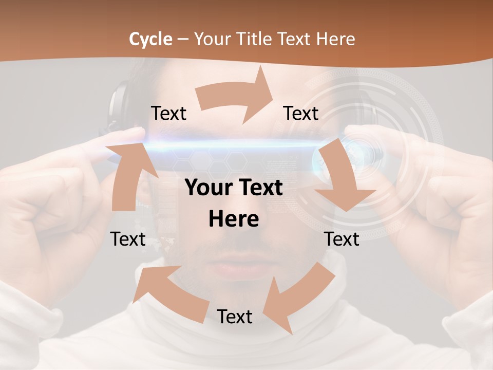 Water Retirement Woman PowerPoint Template