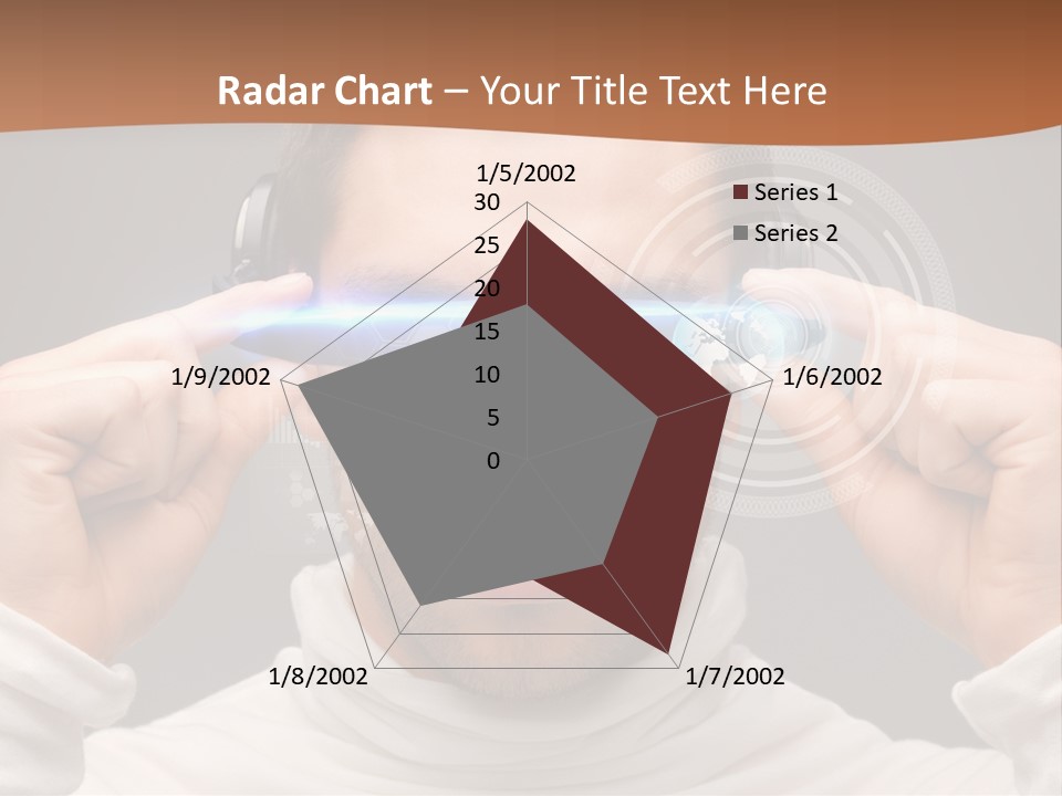 Water Retirement Woman PowerPoint Template