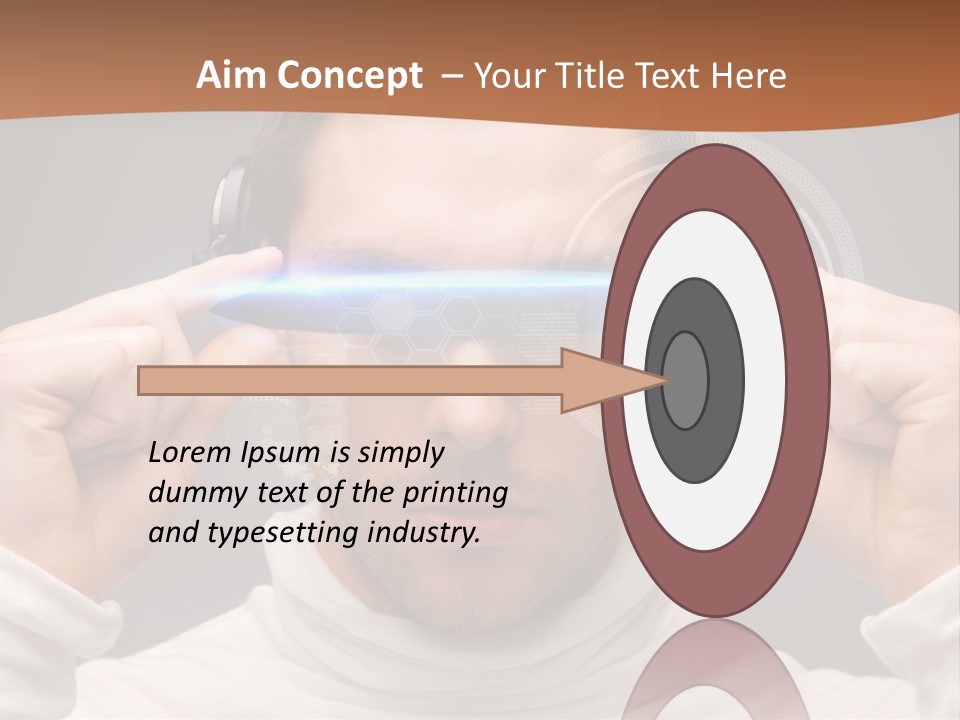 Water Retirement Woman PowerPoint Template