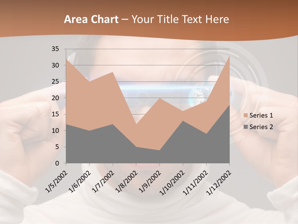 Water Retirement Woman PowerPoint Template