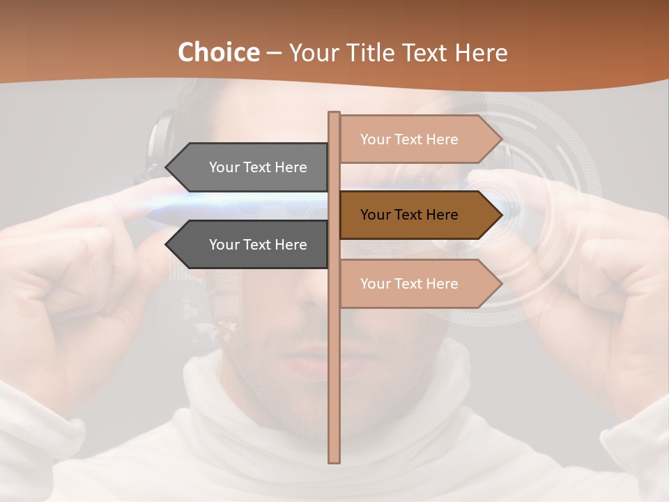 Water Retirement Woman PowerPoint Template