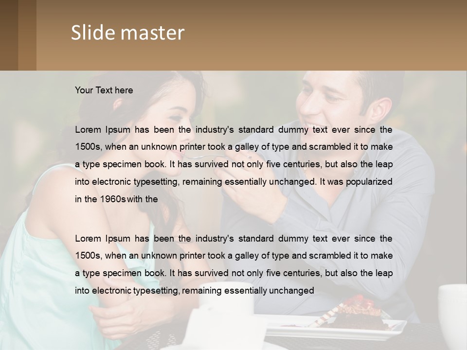 Sea Peaceful Coastal PowerPoint Template