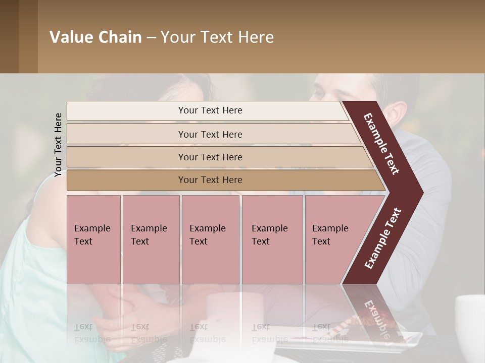 Sea Peaceful Coastal PowerPoint Template