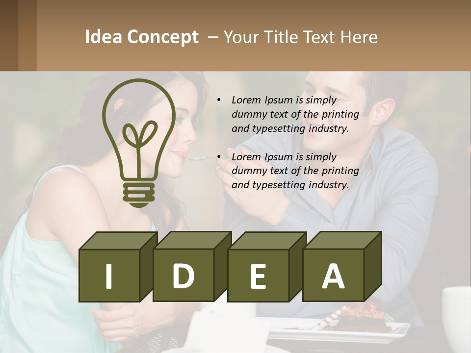 Sea Peaceful Coastal PowerPoint Template