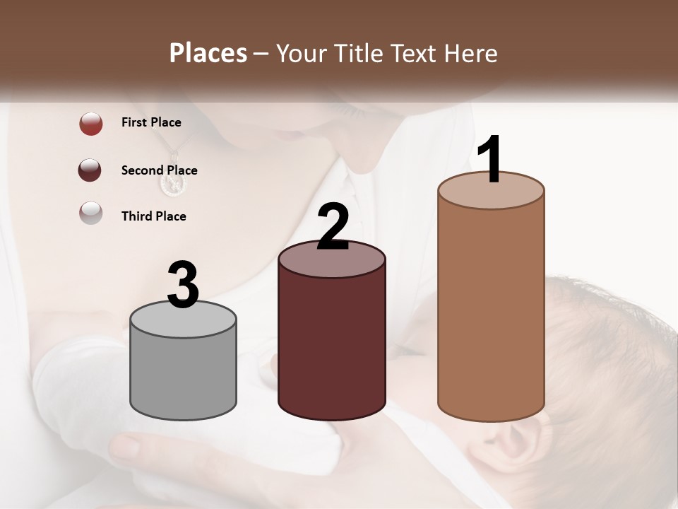 Senior Elderly White PowerPoint Template