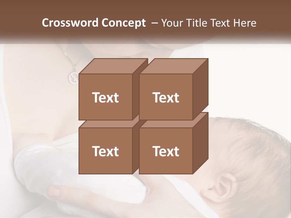 Senior Elderly White PowerPoint Template