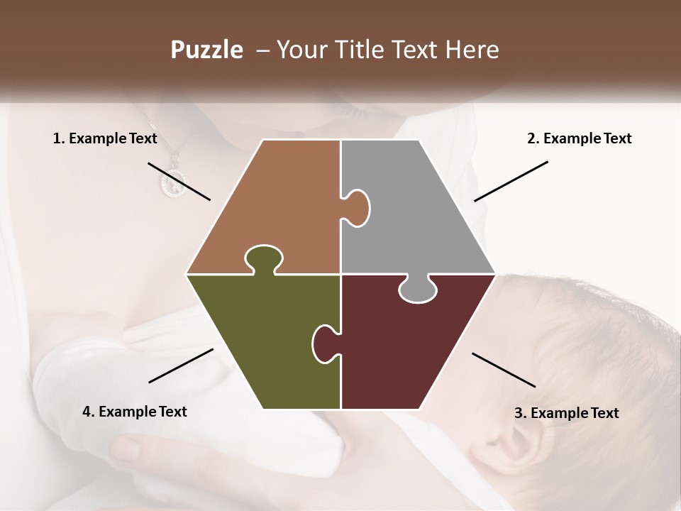 Senior Elderly White PowerPoint Template