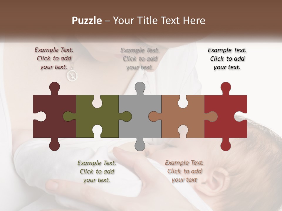 Senior Elderly White PowerPoint Template