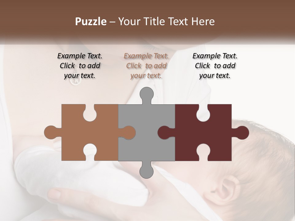 Senior Elderly White PowerPoint Template