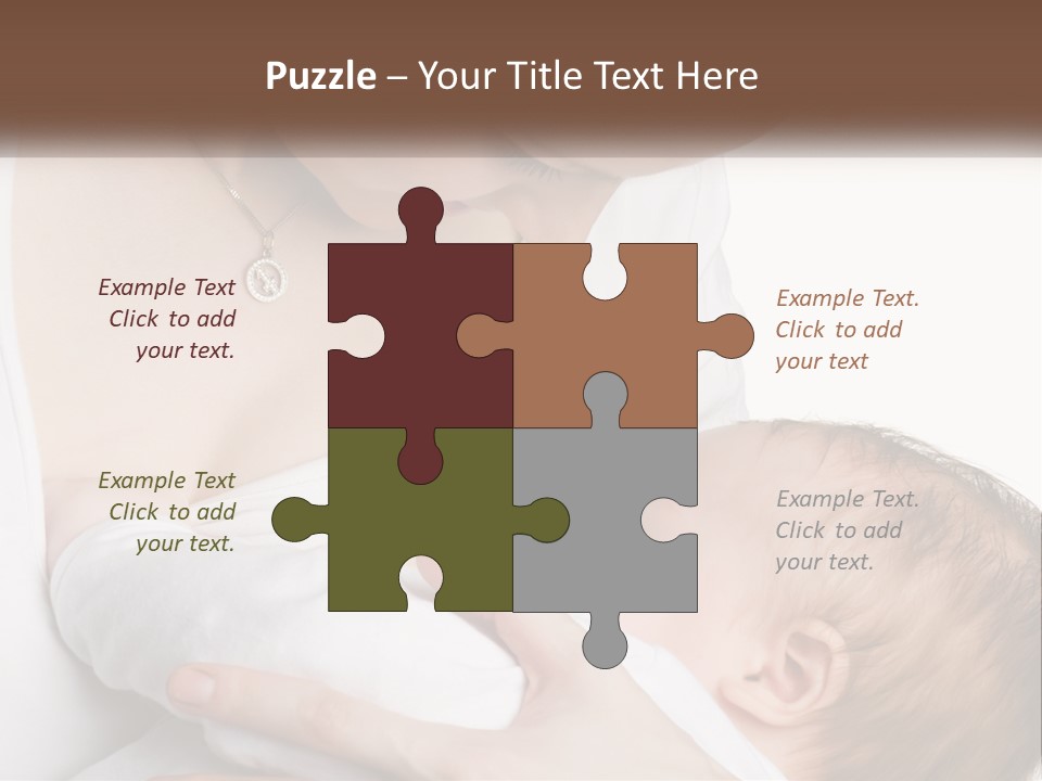 Senior Elderly White PowerPoint Template