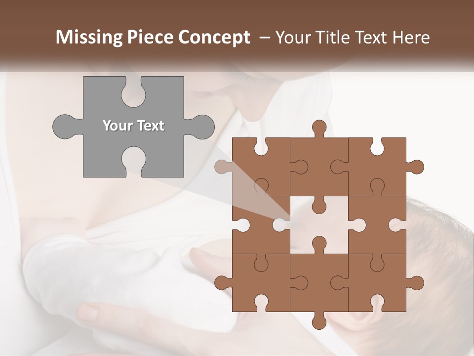 Senior Elderly White PowerPoint Template