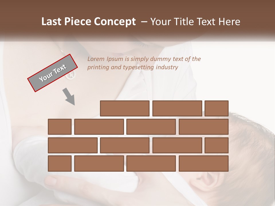 Senior Elderly White PowerPoint Template