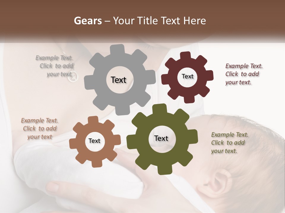 Senior Elderly White PowerPoint Template