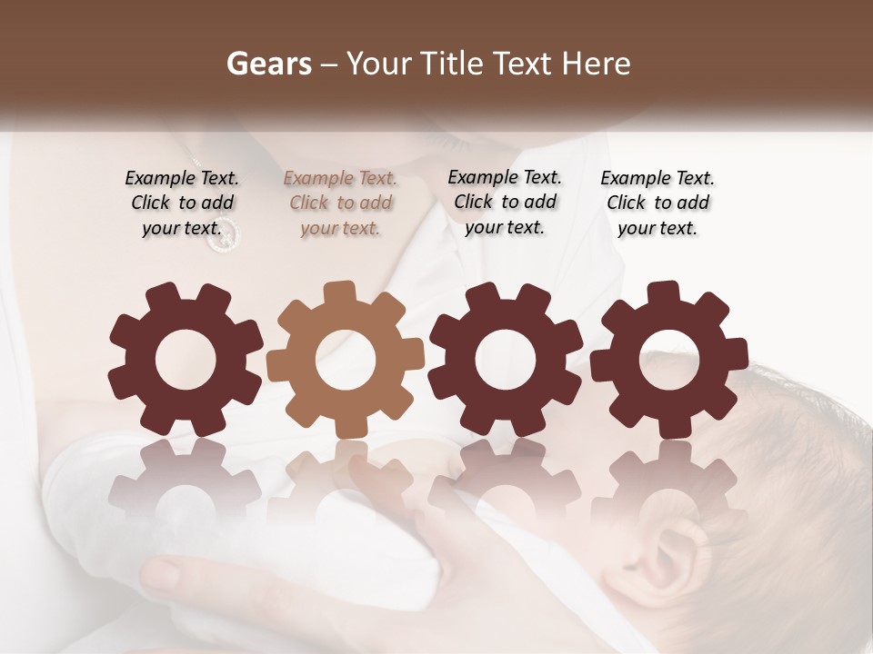 Senior Elderly White PowerPoint Template