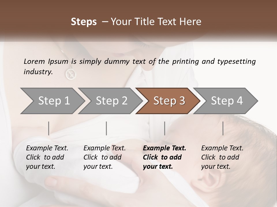 Senior Elderly White PowerPoint Template
