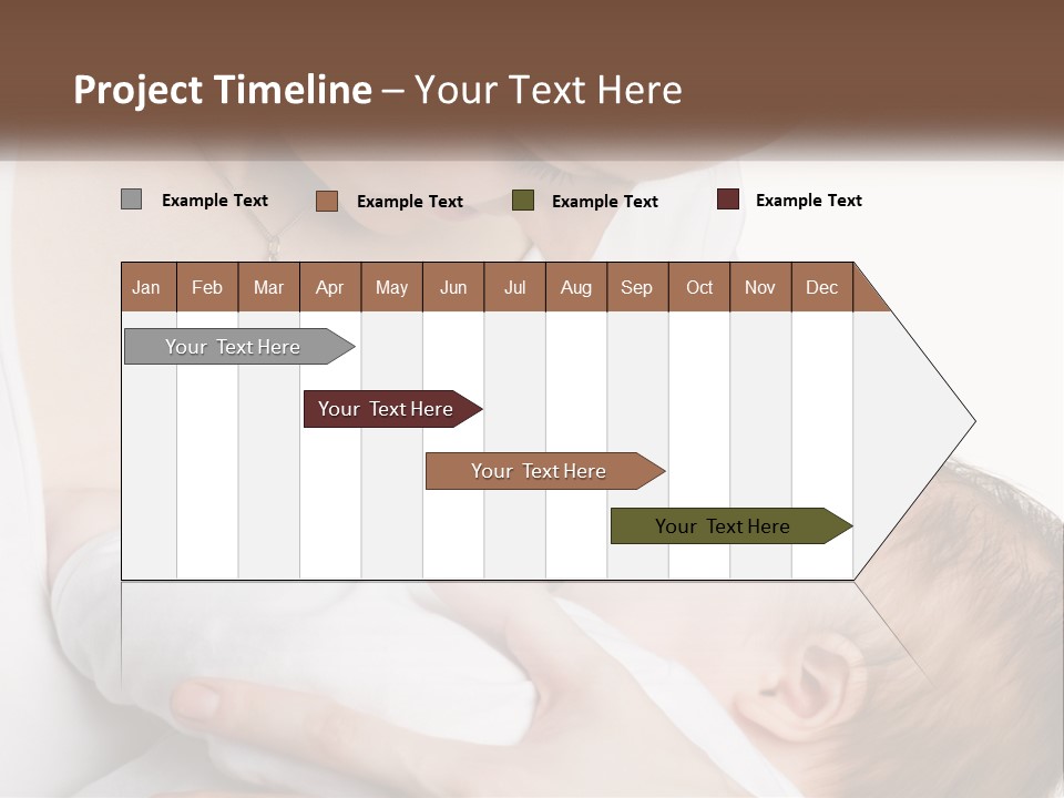 Senior Elderly White PowerPoint Template