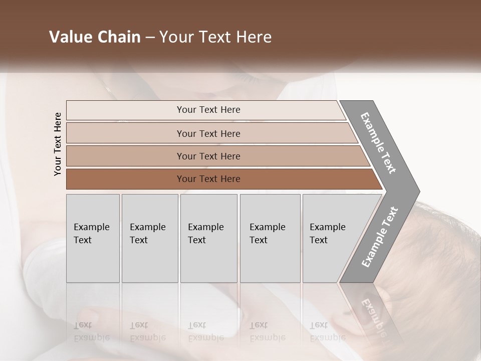 Senior Elderly White PowerPoint Template