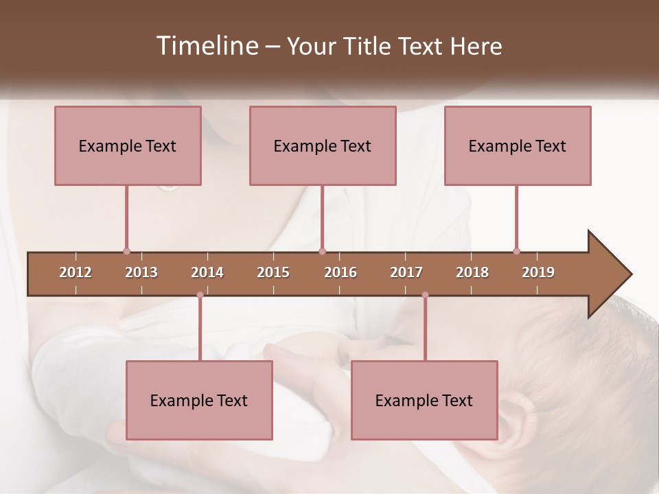 Senior Elderly White PowerPoint Template