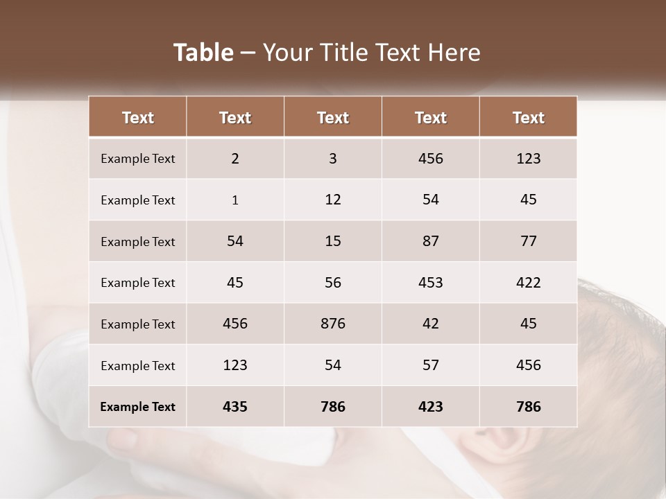Senior Elderly White PowerPoint Template