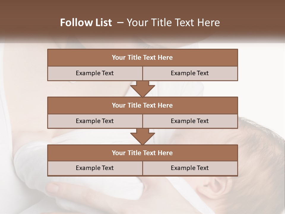 Senior Elderly White PowerPoint Template